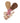 Efie Greifling Vogel beige/braun