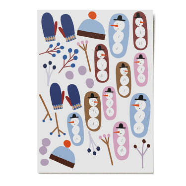 nuukk Kinder Tattoos Schneemann