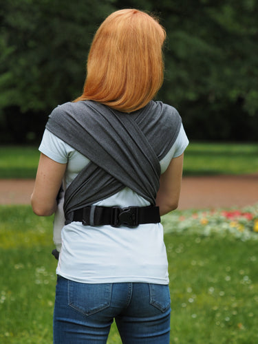 Storchenwiege WrapBabyCarrier graphit