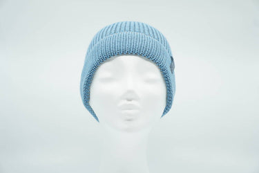 Pickapooh Walter, Strickmütze, zweifarbig blau-grau