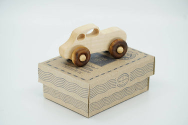 Wooden Story Auto zum Greifen, „Retro Car“ Holz natur