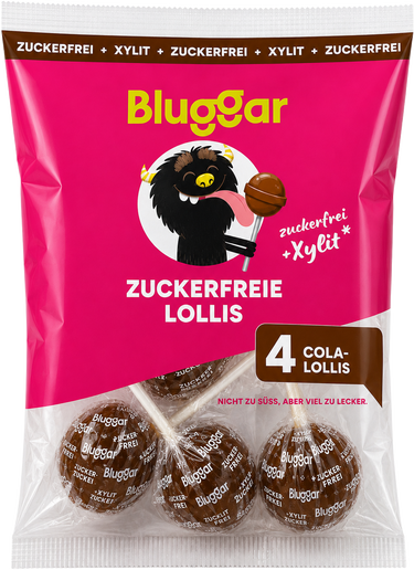 Bluggar zuckerfreier Lolli Cola