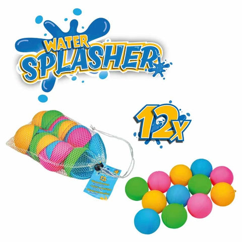 Pustefix wiederverwendbare Wasserbomben Water Splasher 12 Stück