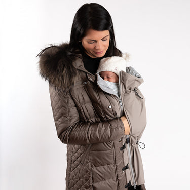 COCOO·ME® Jackenerweiterung Clip-in TAUPE