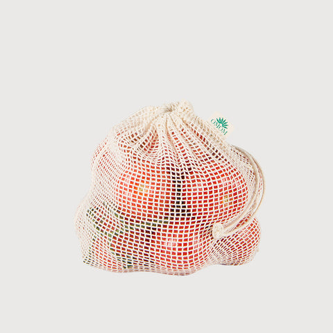 OMOM Obst- und Gemüsebeutel  Baumwolle-Netztasche