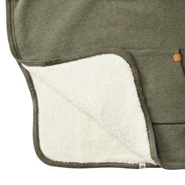 Cloby Teddy Poncho forest green