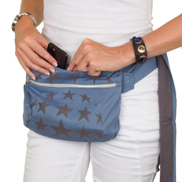 Hoppediz SlingBag Hüft-Tasche Los Angeles blau