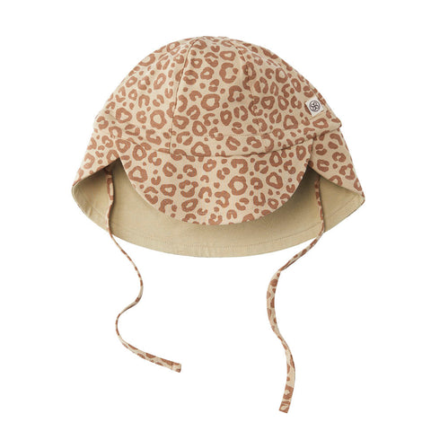 Cloby UV Sonnenhut Sun Hat wendbar Leopard Brown/Sandy Beach