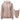 mamalila London Sweat-Tragejacke Sand mit Leo-Einsatz