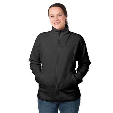 Mamalila Fleece Tragejacke Basel schwarz