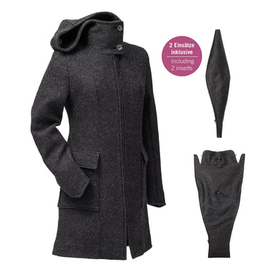 Mamalila Kapuzen-Tragemantel Vienna anthracite