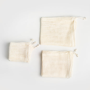 OMOM Obst- und Gemüsebeutel  Baumwolle-Netztasche