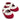 Liliputi® Krabbelschuhe Soft Baby Shoes Sandals Red Rose