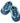 Liliputi® Krabbelschuhe Soft Baby Shoes Sport Blue