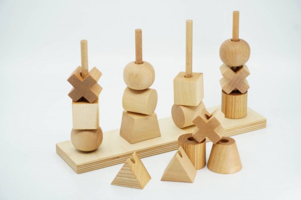Wooden Story Steckspiel „Natural Stacking Toy XL“ Holz natur