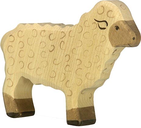 HOLZTIGER Schaf, stehend